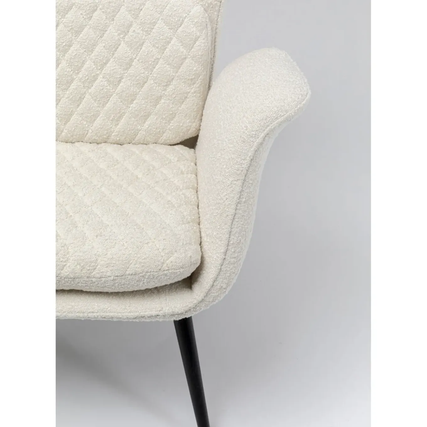 Fauteuil Tudor Boucle Creme