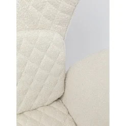 Fauteuil Tudor Boucle Creme
