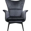 Fauteuil Tudor Velvet Noir