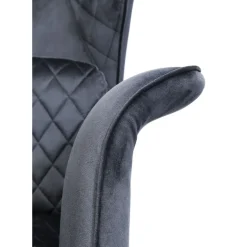 Fauteuil Tudor Velvet Noir
