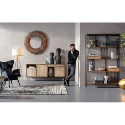 Fauteuil Tudor Velvet Noir