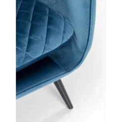Fauteuil Tudor Velvet Petrol