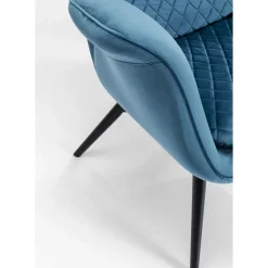 Fauteuil Tudor Velvet Petrol