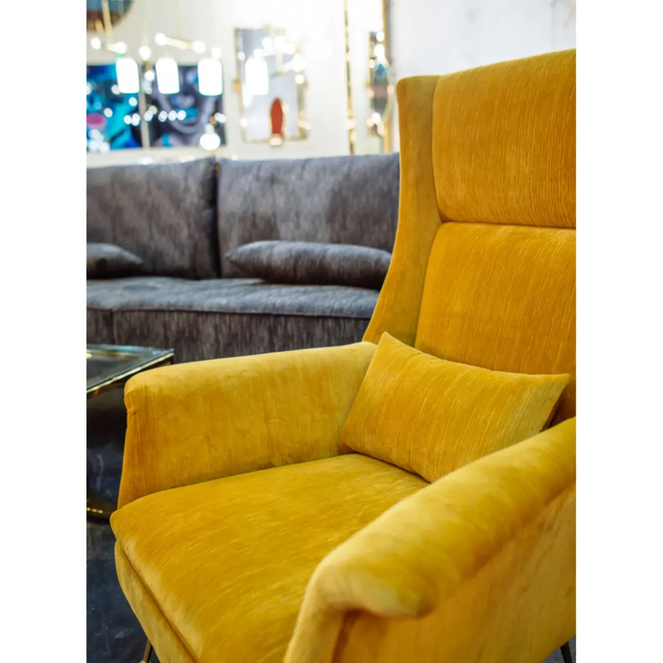 Fauteuil Vegas Forever Jaune