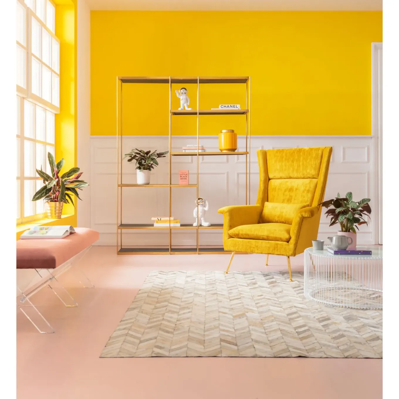 Fauteuil Vegas Forever Jaune