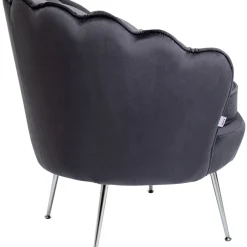 Fauteuil Water Lily Chrome Gris