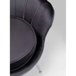 Fauteuil Water Lily Chrome Gris