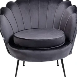 Fauteuil Water Lily Noir Gris
