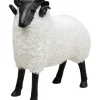 Figurine Décorative Bathilde Ram Blanc 78Cm