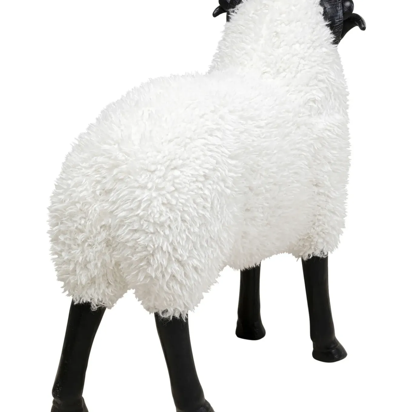 Figurine Décorative Bathilde Ram Blanc 78Cm