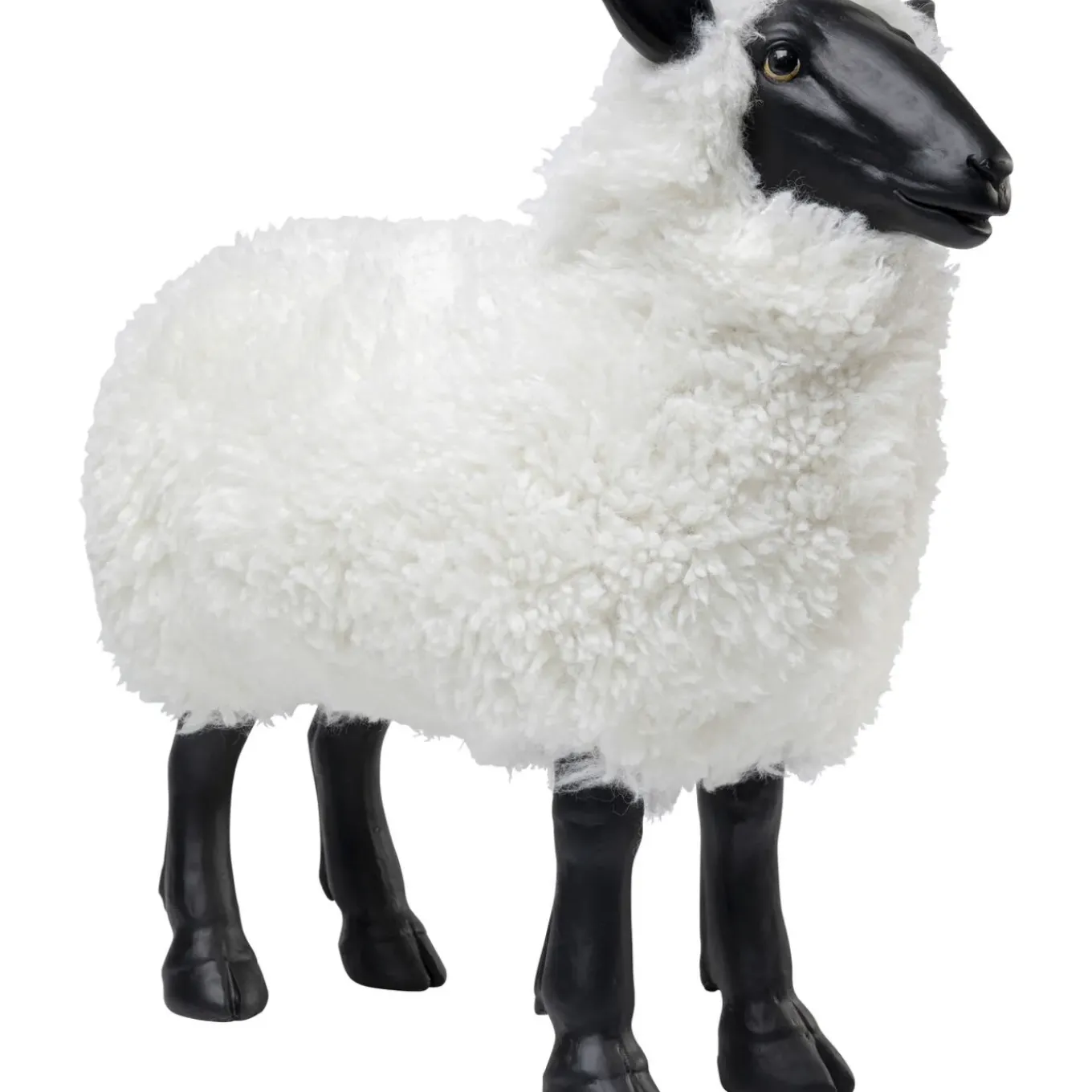 Figurine Décorative Bathilde Blanc 48Cm