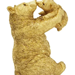 Figurine Décorative Bear Lucky Mom Dore 27