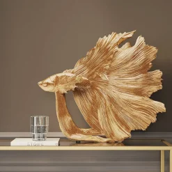 Figurine Décorative Betta Fish Dore Petit
