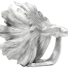 Figurine Décorative Betta Fish Argente Petit