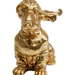Figurine Décorative Coiffed Dog Dore 52Cm