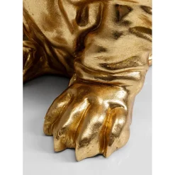 Figurine Décorative Coiffed Dog Dore 52Cm