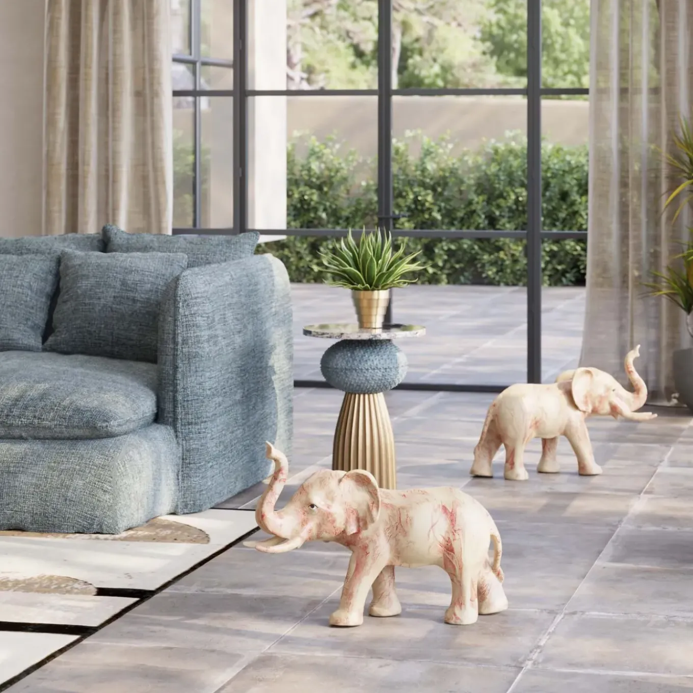 Figurine Décorative Elephant Hathi 51Cm