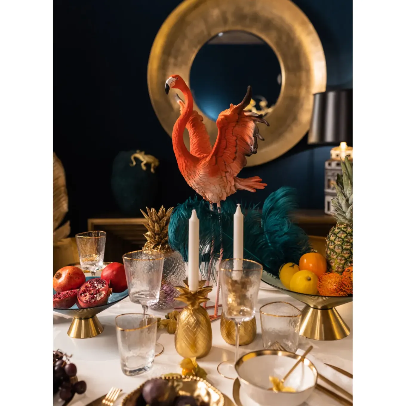 Figurine Décorative Flamingo Road Fly 66Cm