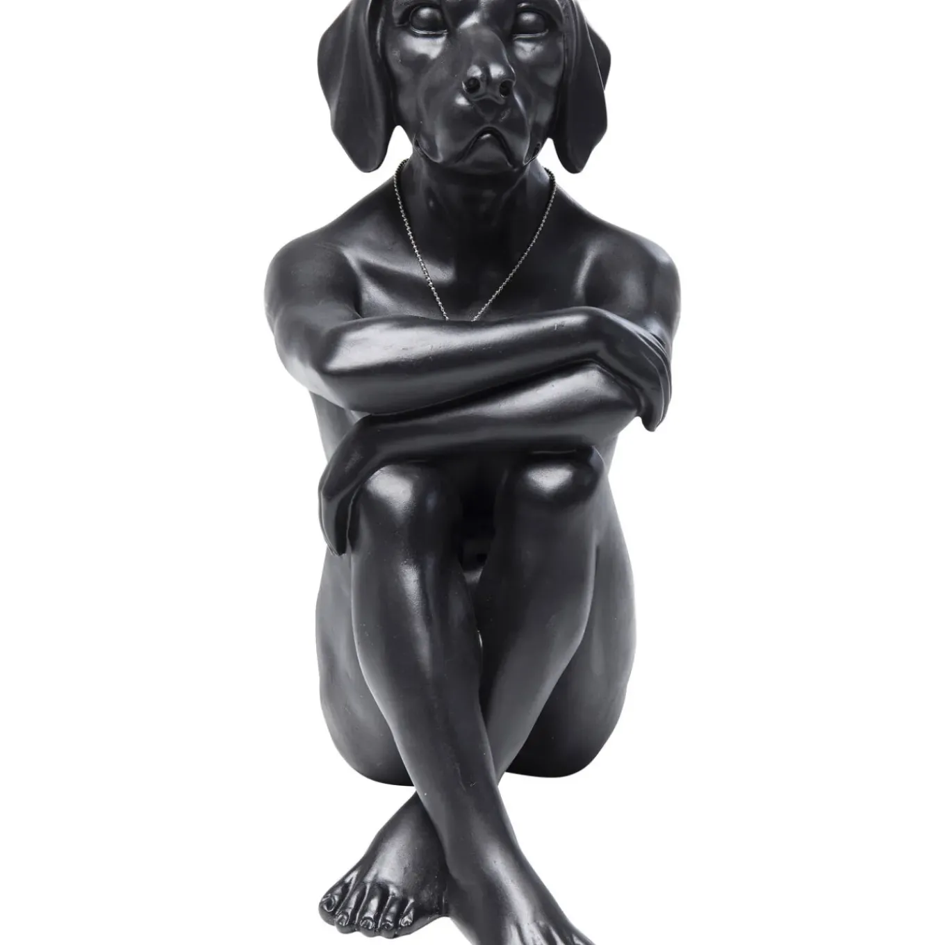 Figurine Décorative Gangster Dog Noire