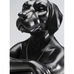 Figurine Décorative Gangster Dog Noire