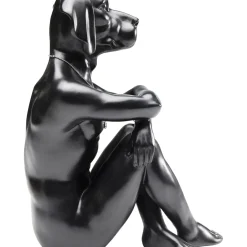 Figurine Décorative Gangster Dog Noire
