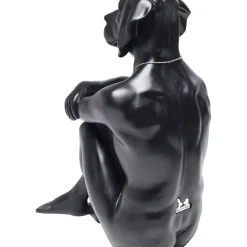 Figurine Décorative Gangster Dog Noire