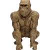 Figurine Décorative Gorilla Dore 80Cm