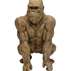Figurine Décorative Gorilla Dore 80Cm