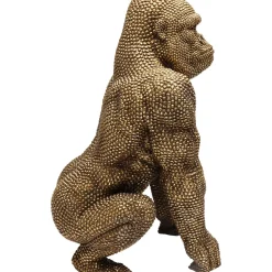 Figurine Décorative Gorilla Dore 80Cm