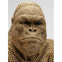Figurine Décorative Gorilla Dore 80Cm