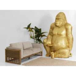 Figurine Décorative Gorilla Dore Xxl 249