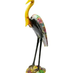 Figurine Décorative Heron Jaune 70Cm