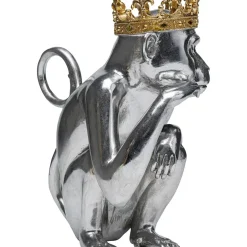 Figurine Décorative King Lui Argente 35Cm