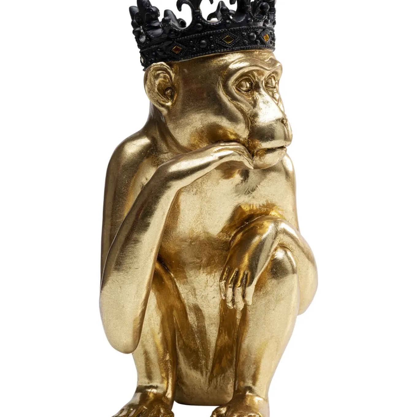 Figurine Décorative King Lui Dore 35Cm