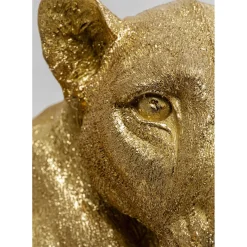 Figurine Décorative Lion Dore 113Cm