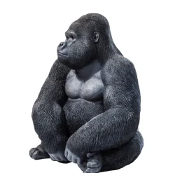 Figurine Décorative Monkey Gorilla Side Noir76Cm