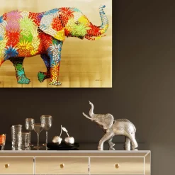 Figurine Décorative Mosaic Elephant 41Cm