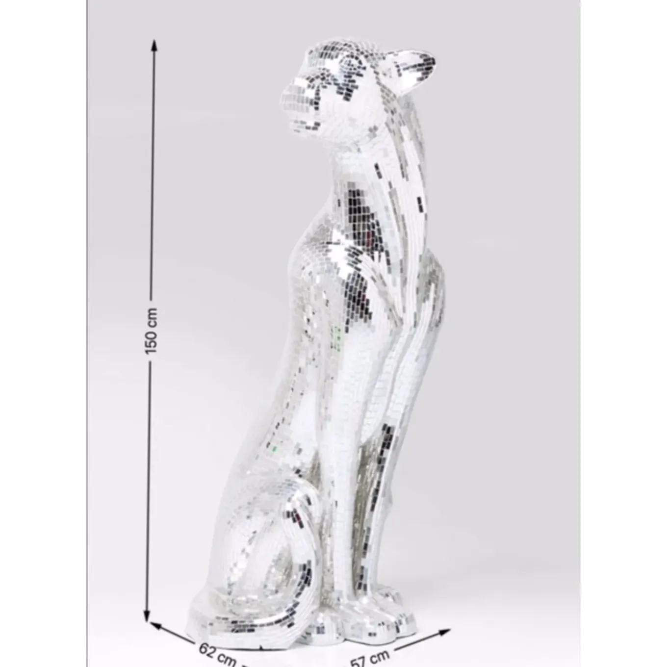 Figurine Décorative Mosaik Welcome Panther Gauche