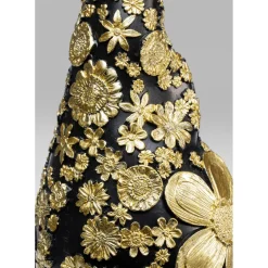 Figurine Décorative Nain Standing Noir-Dore 45