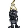 Figurine Décorative Nain Standing Noir-Dore 30