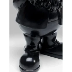 Figurine Décorative Nain Standing Noir-Dore 30