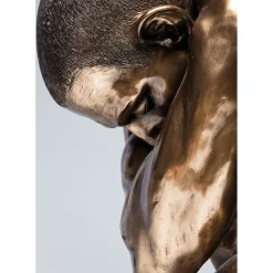 Figurine Décorative Nude Man Hug Bronze 54Cm