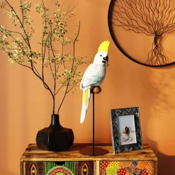 Figurine Décorative Parrot Cockatoo Blanc 38