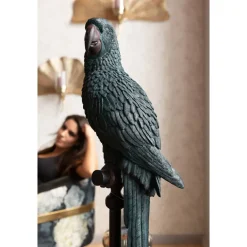 Figurine Décorative Parrot Petrole