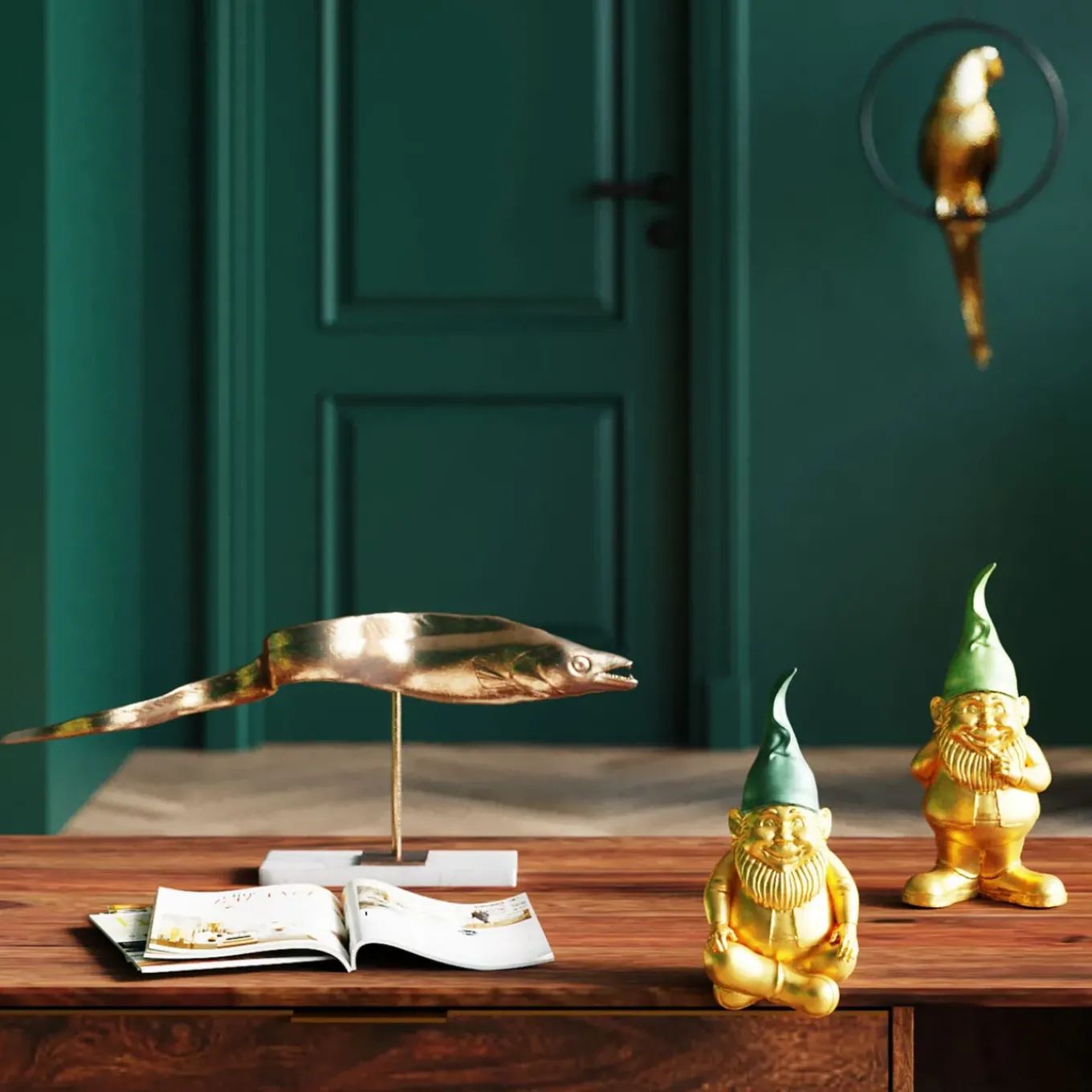 Figurine Décorative Pescado Dore