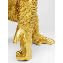Figurine Décorative Playing Ape Dore 50Cm
