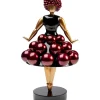 Figurine Décorative Primaballerina Pom Violet 35Cm