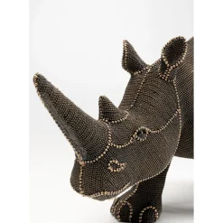 Figurine Décorative Rhino Rivets Pearls 25Cm