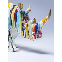 Figurine Décorative Rhino Colore 26Cm