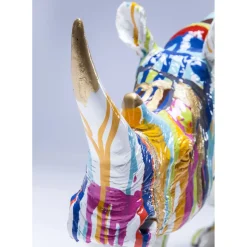 Figurine Décorative Rhino Colore 26Cm